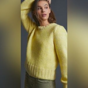 Anthropologie Dory Puff Sleeve Sweater. XS